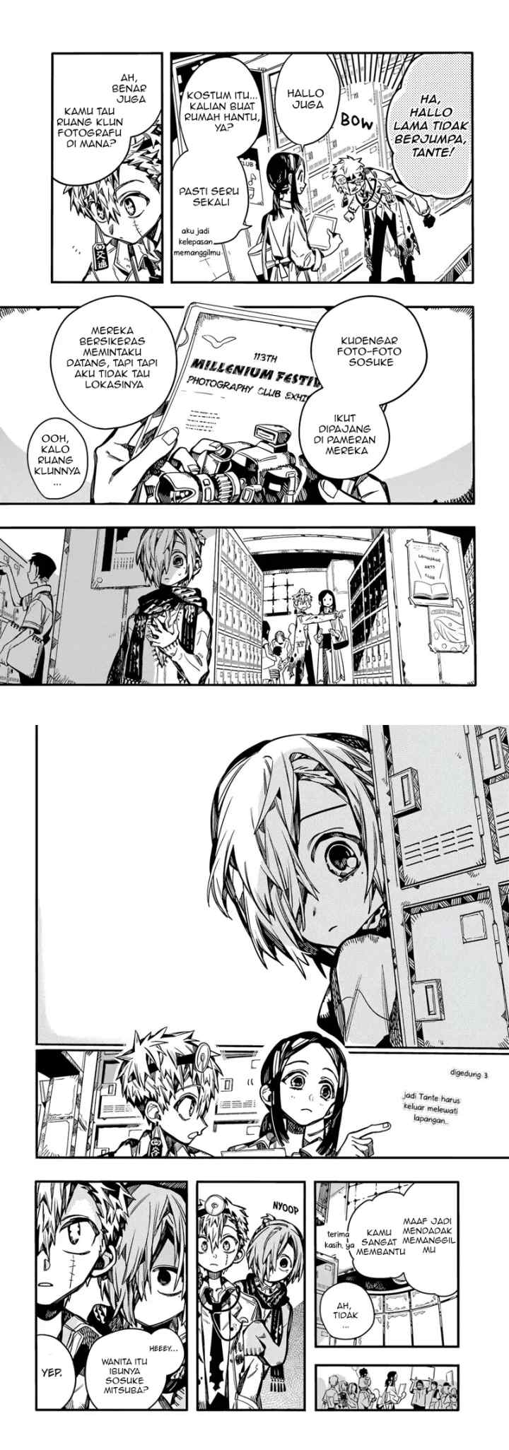 Jibaku Shounen Hanako-kun chapter 104 halaman 9