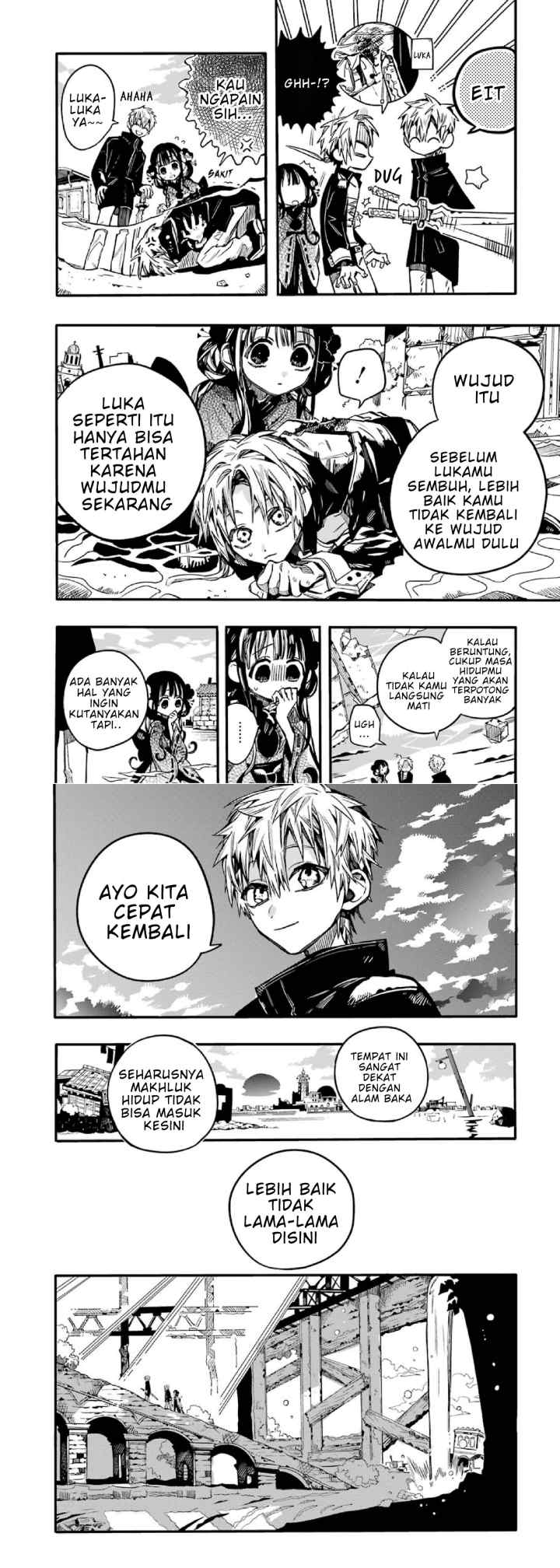 Jibaku Shounen Hanako-kun chapter 70 halaman 4