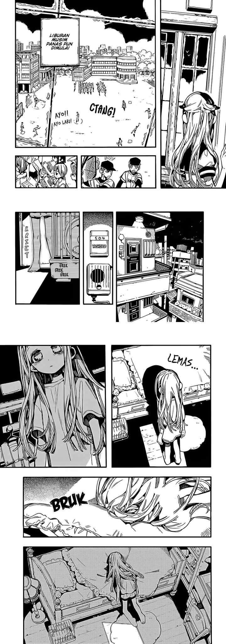 Jibaku Shounen Hanako-kun chapter 72 halaman 4