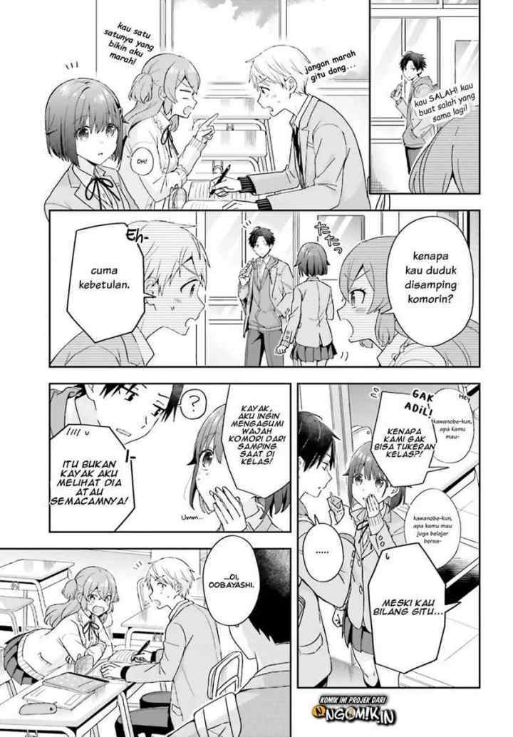 Koe no Chiisai Komori-san to Kuso Deka Oogoe no Oobayashi-kun chapter 17 halaman 4
