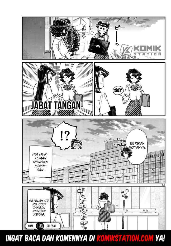 Komi-san wa Komyushou Desu chapter 196.2 halaman 14