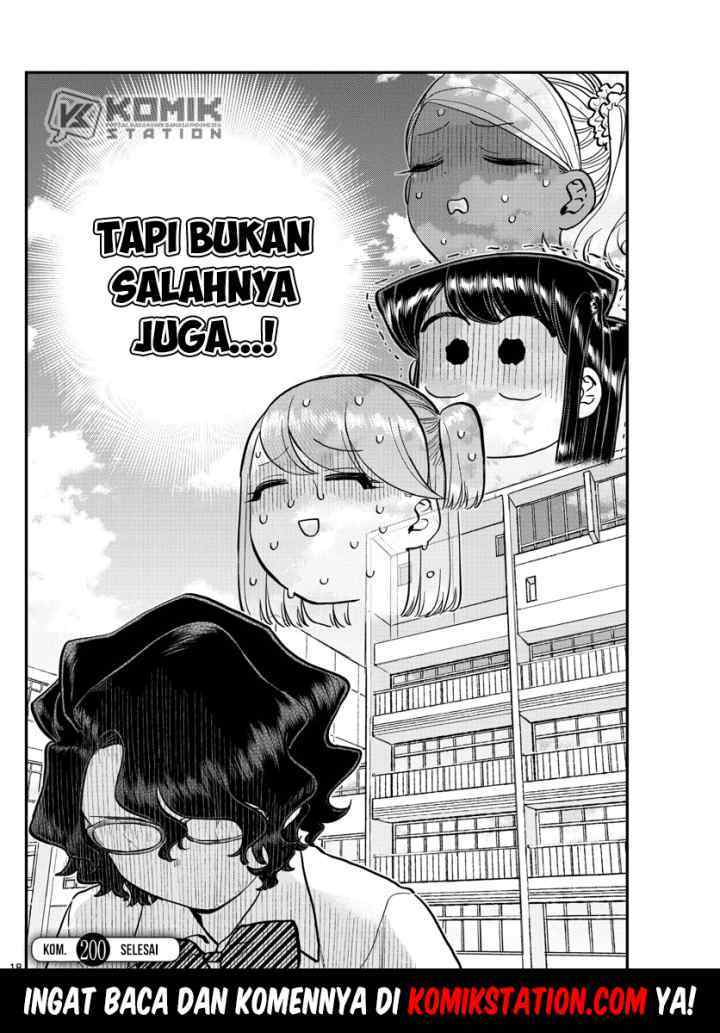 Komi-san wa Komyushou Desu chapter 200 halaman 19