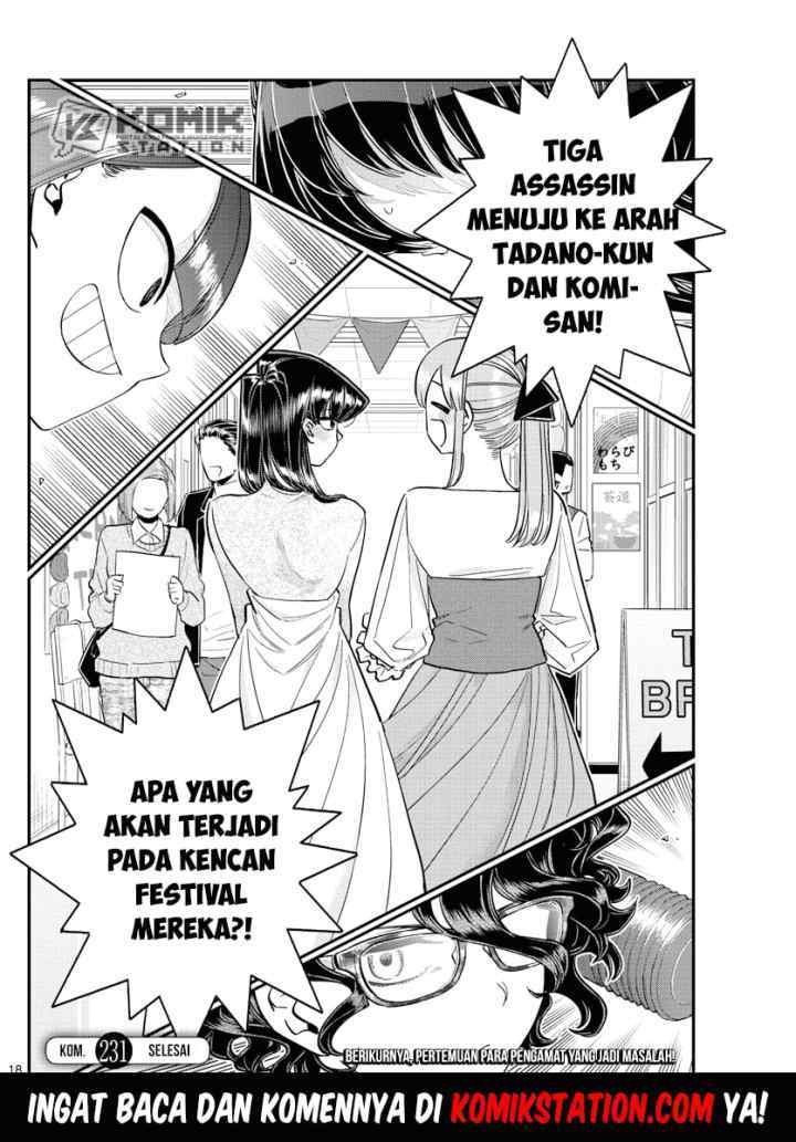 Komi-san wa Komyushou Desu chapter 231 halaman 19