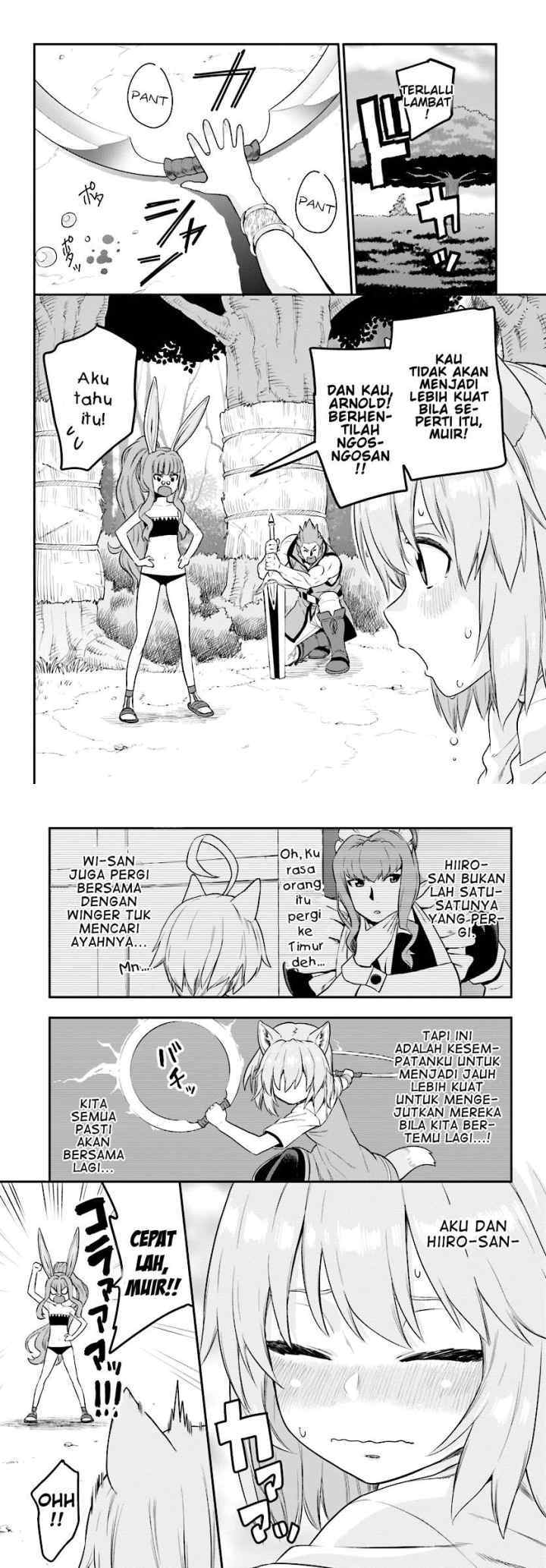 Konjiki no Moji Tsukai: Yuusha Yonin ni Makikomareta Unique Cheat chapter 35 halaman 14