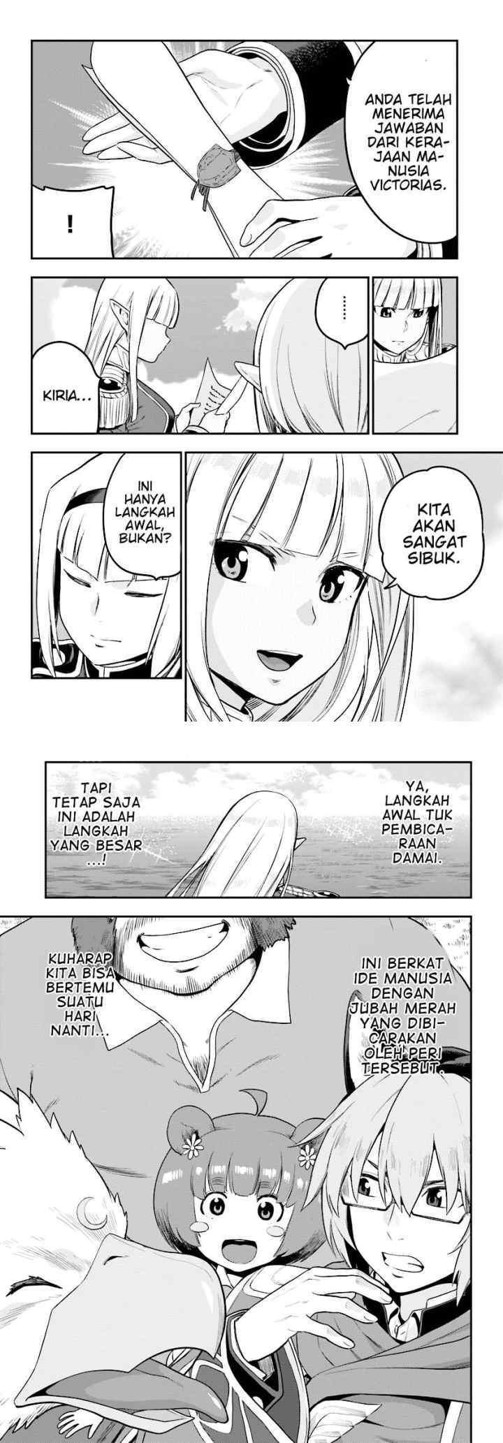Konjiki no Moji Tsukai: Yuusha Yonin ni Makikomareta Unique Cheat chapter 35 halaman 13