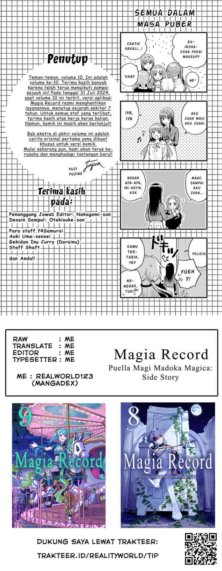 Magia Record: Mahou Shoujo Madoka☆Magica Gaiden chapter 60.5 halaman 11