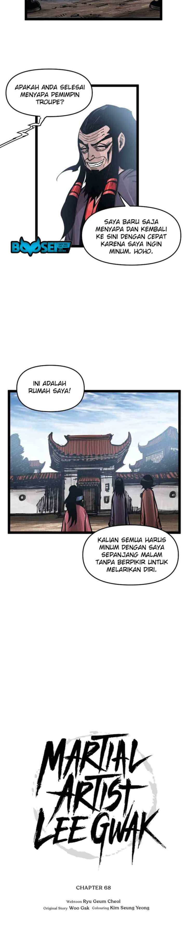 Martial Artist Lee Gwak chapter 68 halaman 6