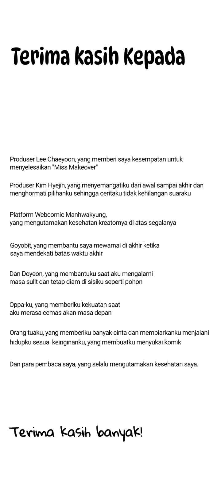 Miss Makeover chapter 85.5 halaman 17