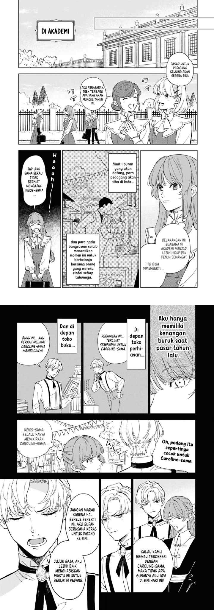 Ohitorisama ni wa Naremashita node. Konyakusha Houchichuu! chapter 1 halaman 7