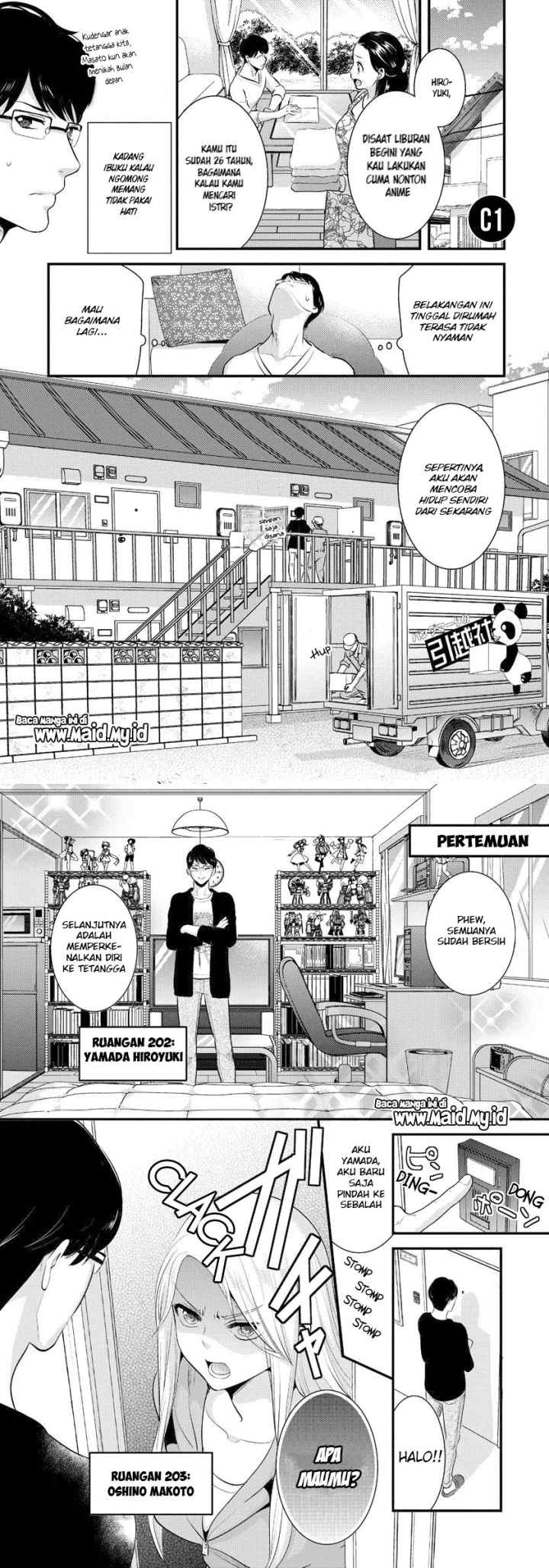 Saenai Riman to Yankee Joshi Kousei chapter 1 halaman 4