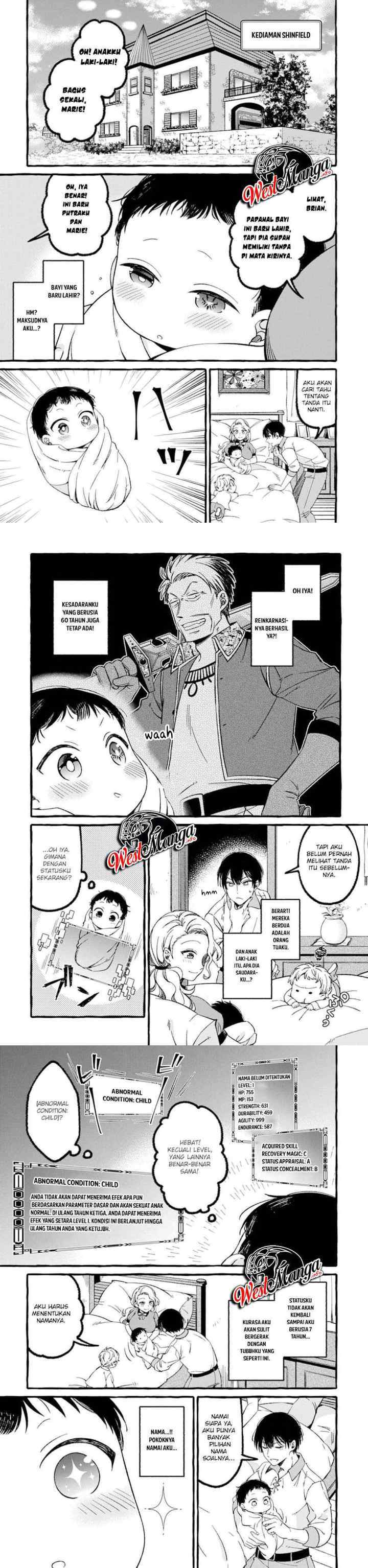 Saikyou Ken Hijiri No Mahou Shugyou: Level 99 No Status O Tamotta Mama Level 1 Kara Yarinaosu chapter 1 halaman 7