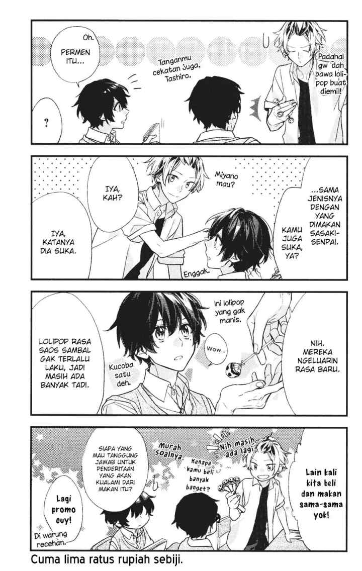Sasaki to Miyano chapter 16 halaman 10