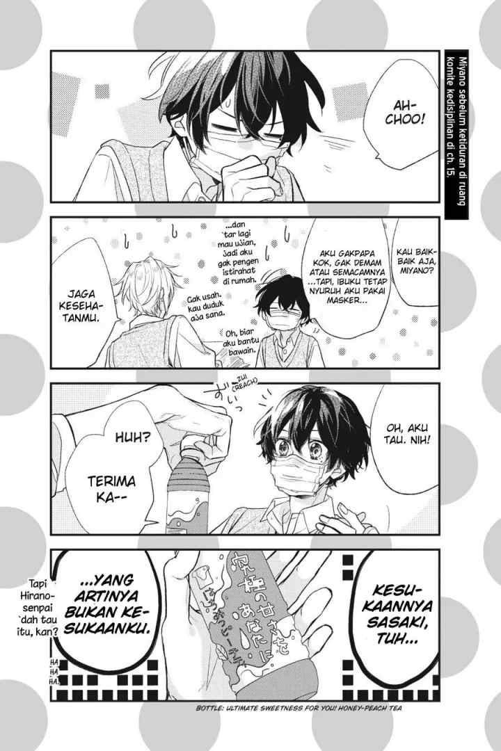 Sasaki to Miyano chapter 18.5 halaman 9