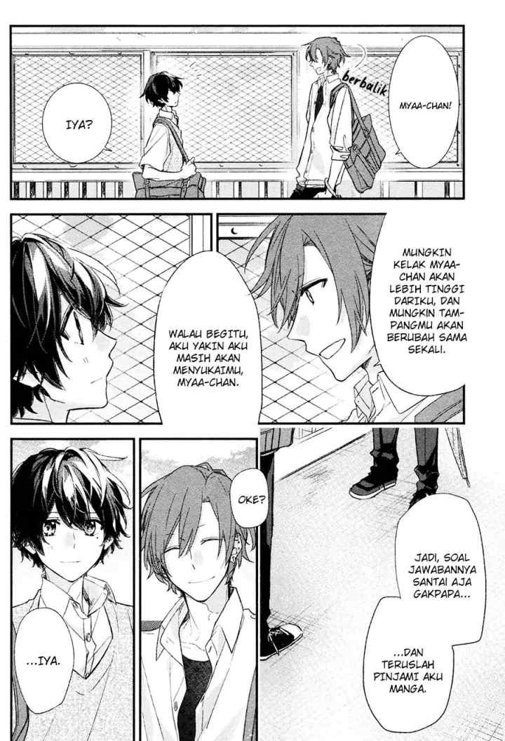 Sasaki to Miyano chapter 18 halaman 16