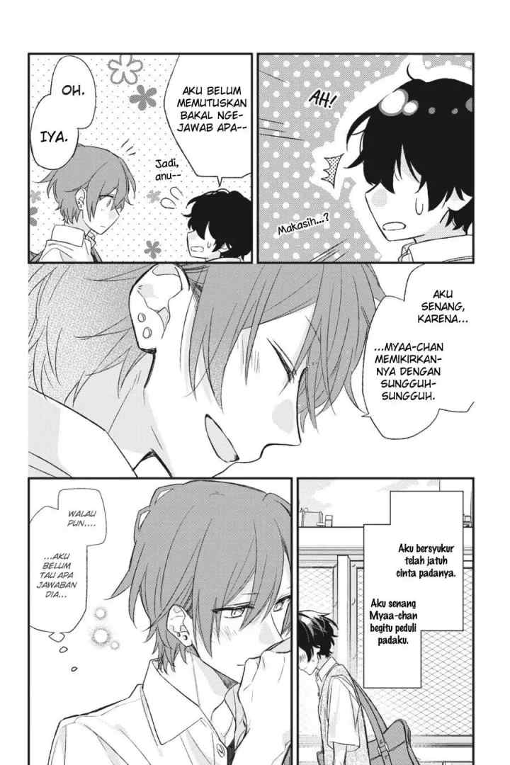 Sasaki to Miyano chapter 18 halaman 14