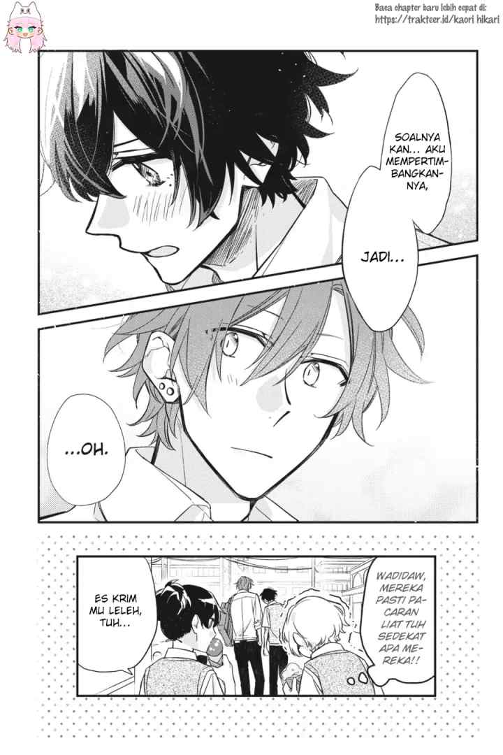 Sasaki to Miyano chapter 21.5 halaman 11