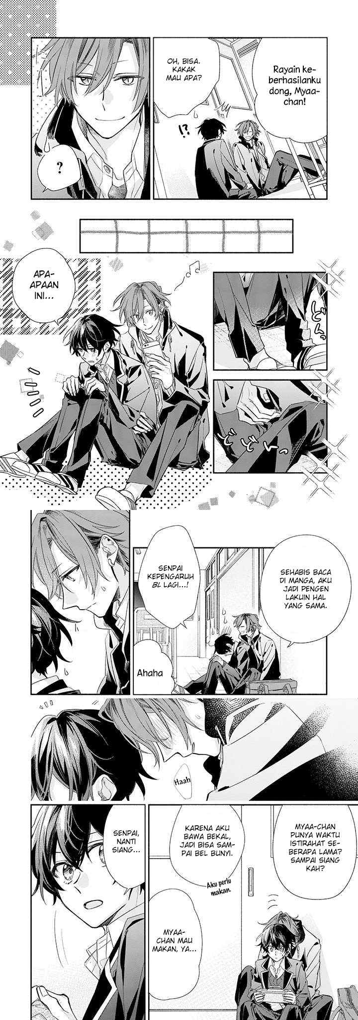 Sasaki to Miyano chapter 36 halaman 8