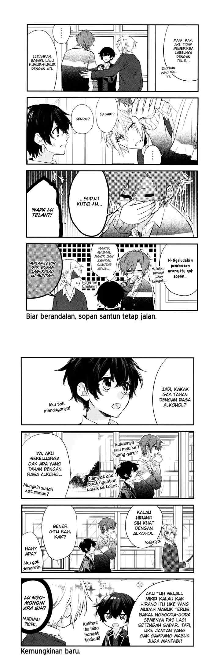 Sasaki to Miyano chapter 4 halaman 4
