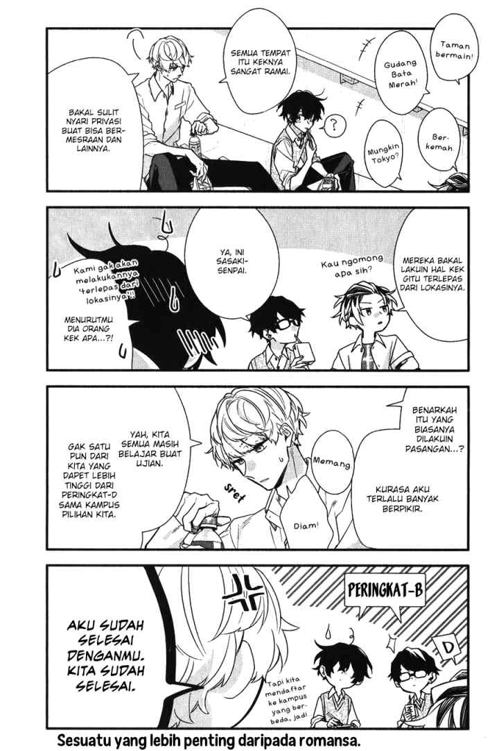 Sasaki to Miyano chapter 43 halaman 8