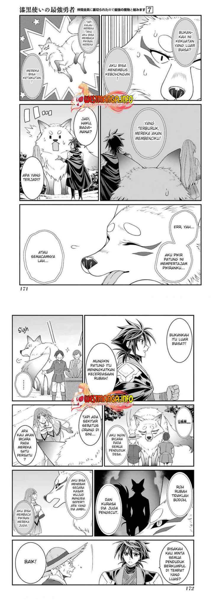 Shikkoku Tsukai no Saikyo Yusha Nakama Zen'in ni Uragira Retanode Saikyo no Mamono chapter 37 halaman 6