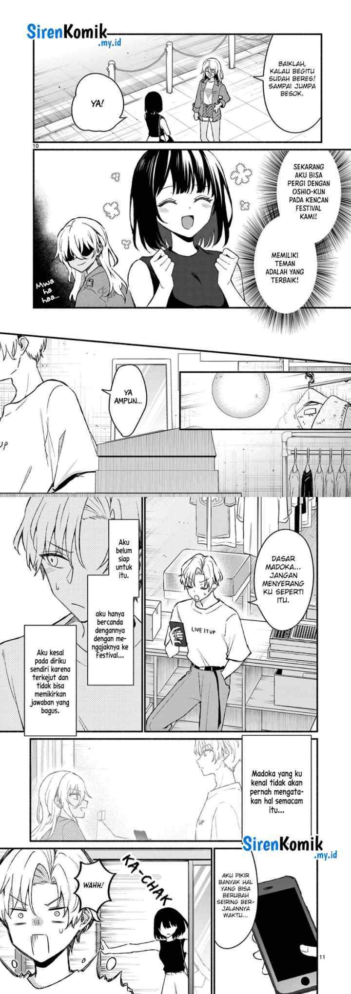 Shiotaiou no Sato-san ga Ore ni dake Amai chapter 35 halaman 6