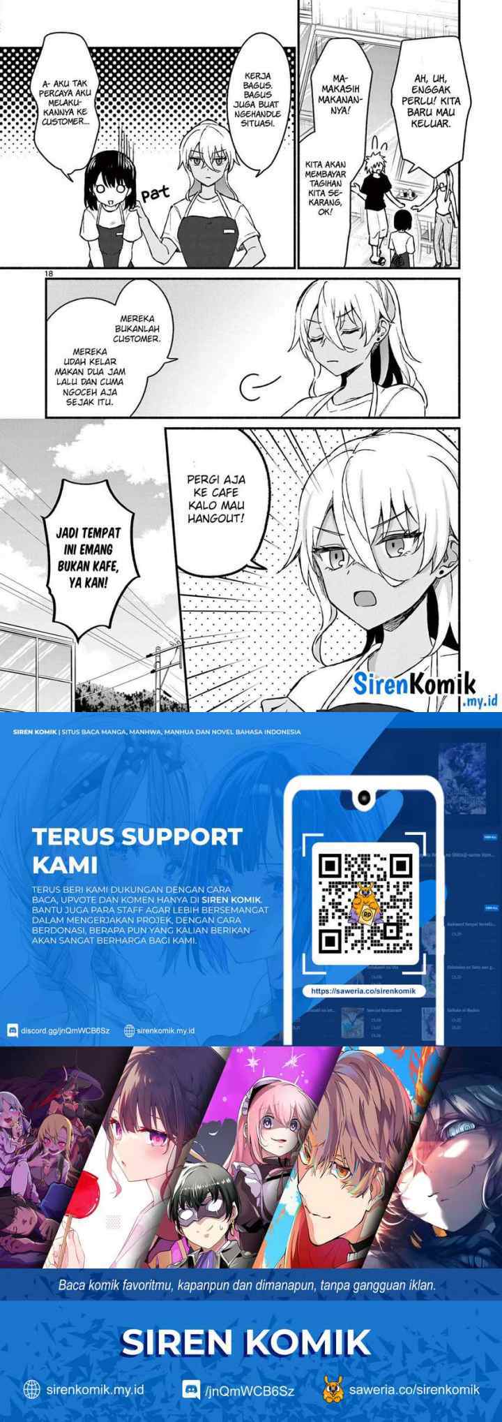 Shiotaiou no Sato-san ga Ore ni dake Amai chapter 36 halaman 7