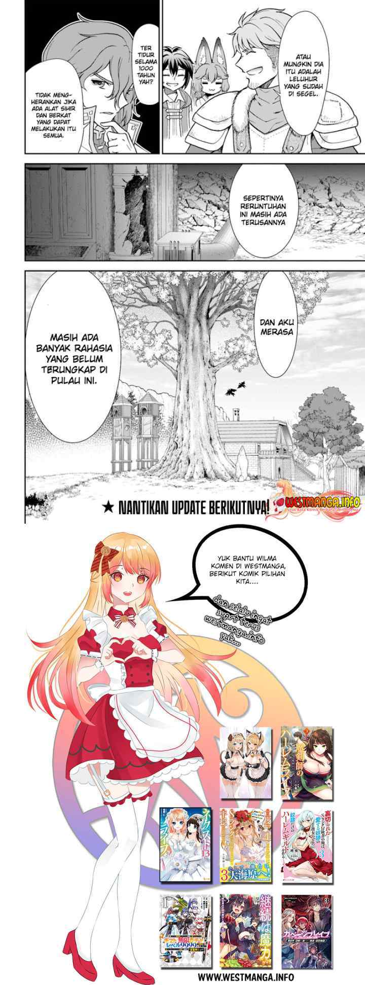 Tenohira Kaitaku Mura de Isekai Kenkokuki: Fueteku Yome-tachi to Nonbiri Mujintou Life chapter 46 halaman 14