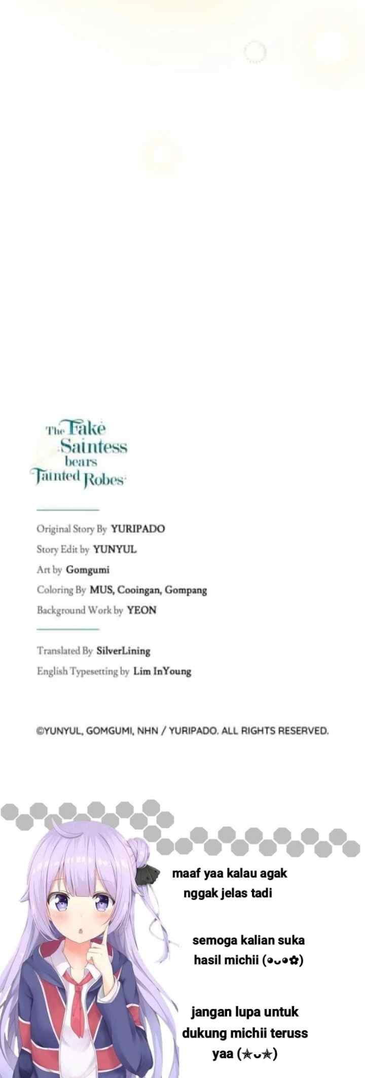 The Fake Saintess Bears Tainted Robes chapter 0 halaman 12