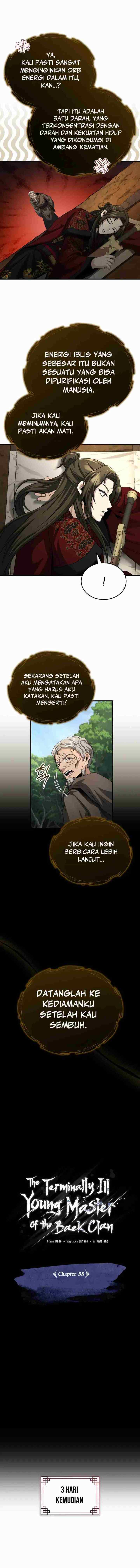 The Terminally Ill Young Master of the Baek Clan chapter 58 halaman 13