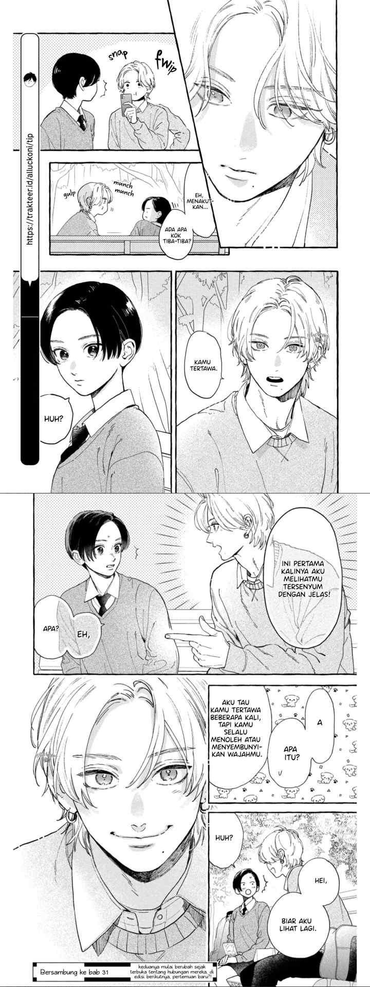 Uruwashi no Yoi no Tsuki chapter 30 halaman 15
