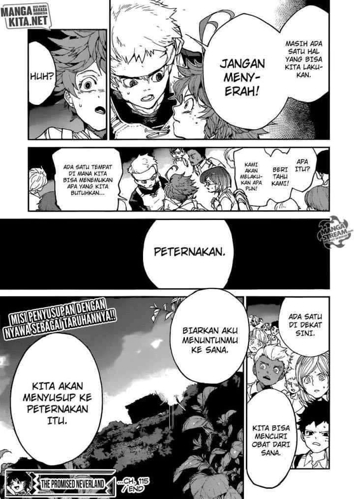 Yakusoku no Neverland chapter 115 halaman 20