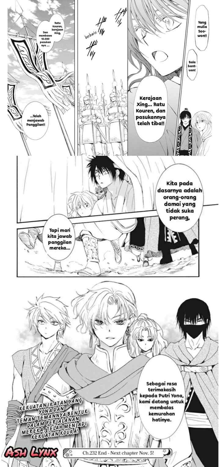 Yona of the Dawn chapter 232 halaman 14