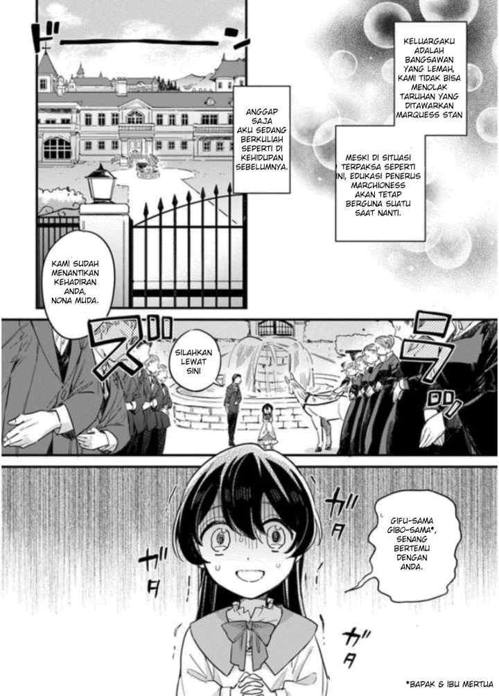 Yowaki MAX Reijou nanoni, Ratsuwan Konyakusha-sama no Kake ni Notte Shimatta chapter 2.3 halaman 6
