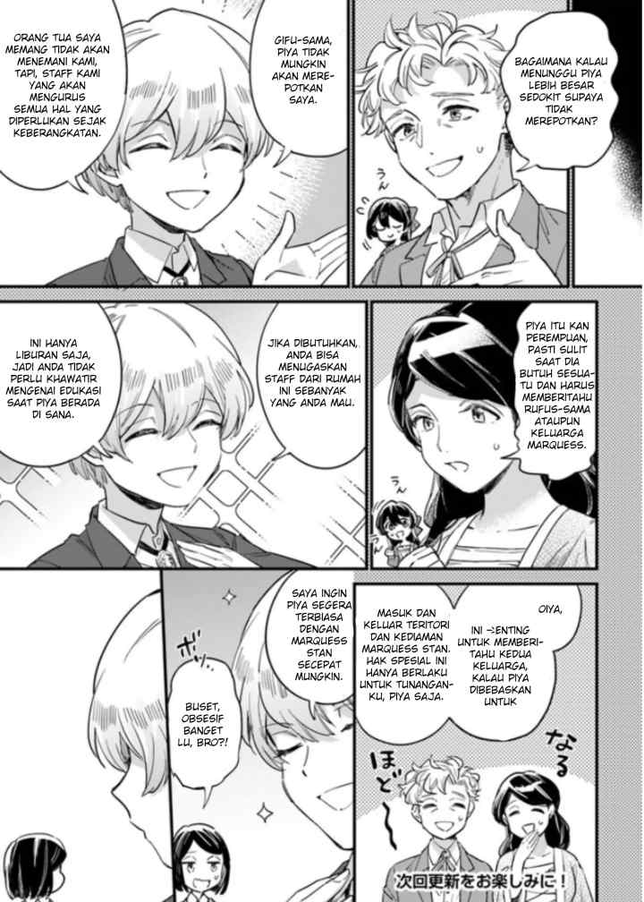 Yowaki MAX Reijou nanoni, Ratsuwan Konyakusha-sama no Kake ni Notte Shimatta chapter 2.3 halaman 9