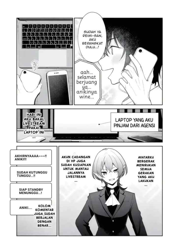 Yuumei VTuber no Ani Dakedo, Nazeka Ore ga Yuumei ni Natteita chapter 14.2 halaman 10