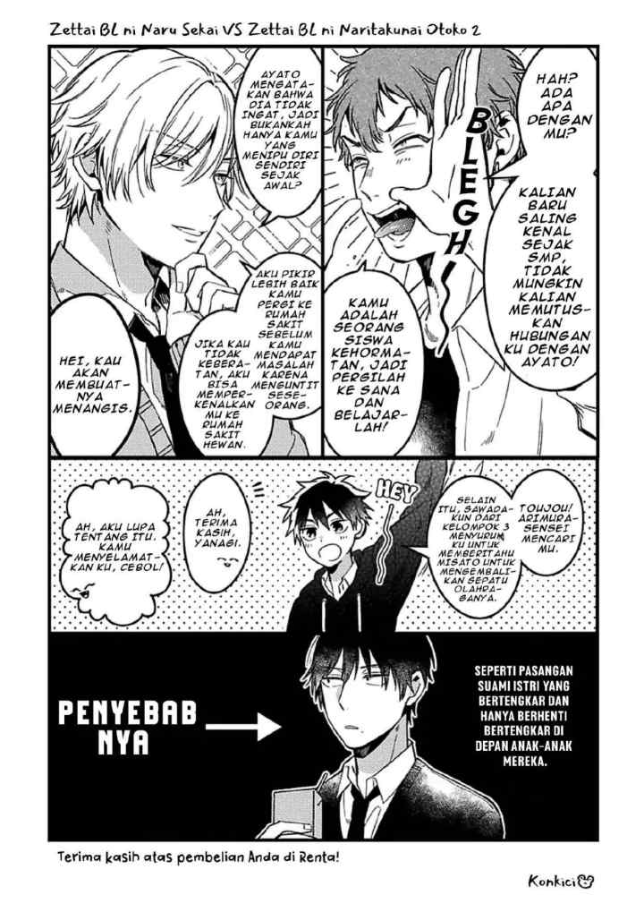 Zettai BL ni Naru Sekai VS Zettai BL ni Naritakunai Otoko chapter 35.5 halaman 16