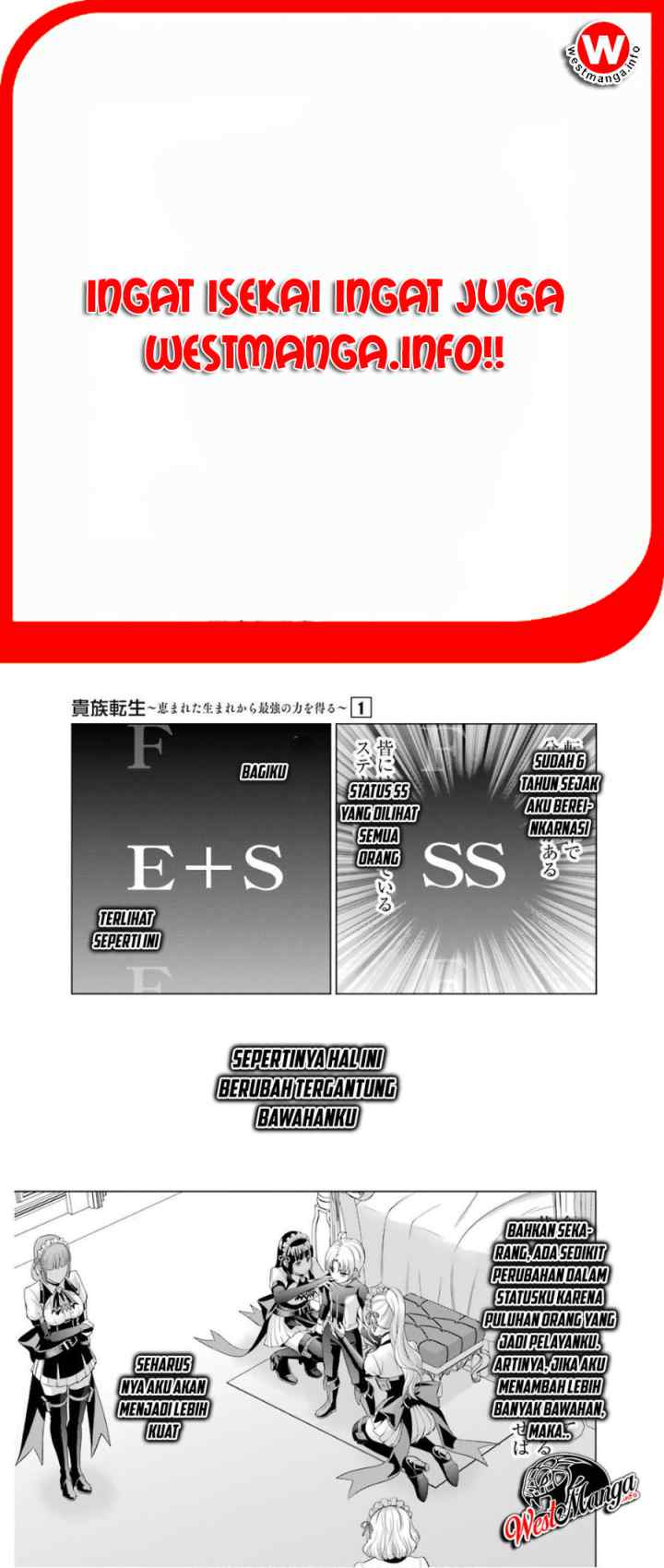 Kizoku Tensei: Megumareta Umare kara Saikyou no Chikara wo Eru chapter 1.1 halaman 8