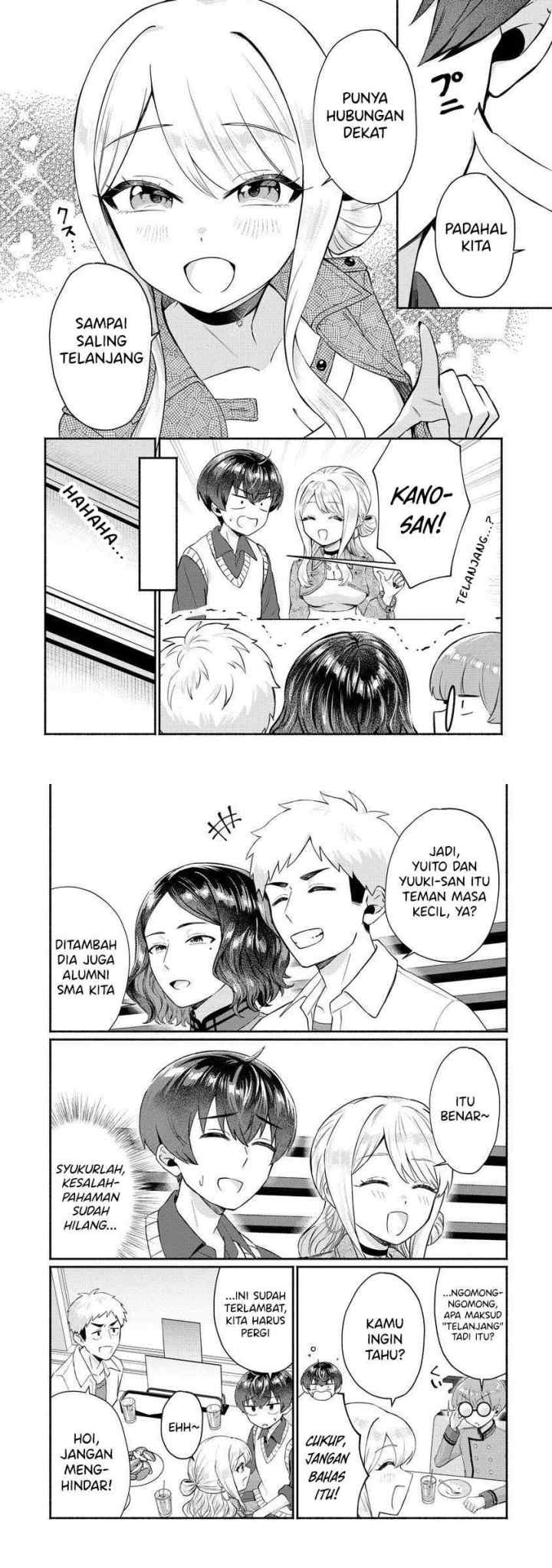 Douyara Ore wa Imadoki Gal na Toshiue Osananajimi kara Gekiomo Kanjou wo Mukerareteiru Rashii chapter 7 halaman 4
