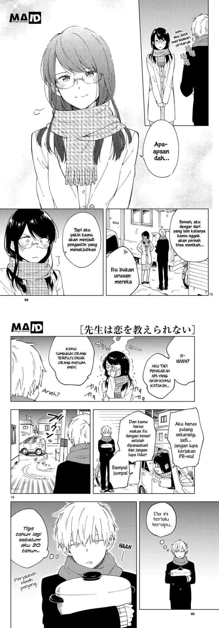 Sensei wa Koi wo Oshierarenai chapter 1 halaman 9