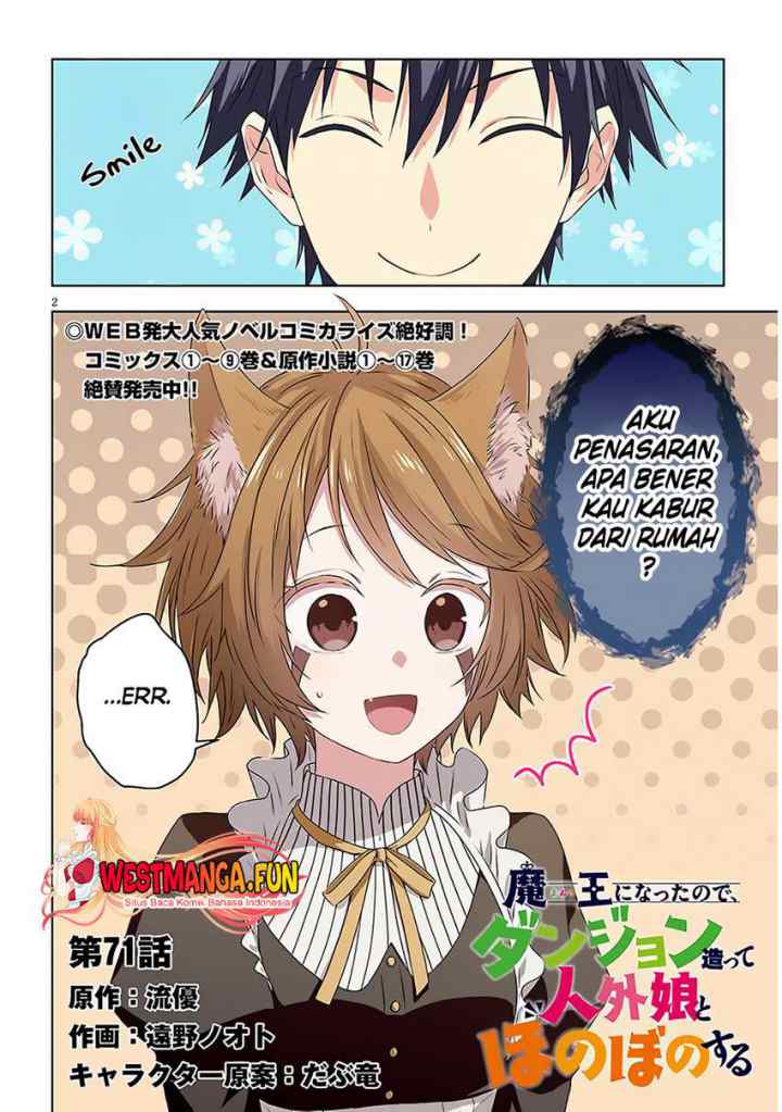 Maou ni Natte node - Dungeon Tsukutte Jingai Musume to Honobono suru chapter 71.1 halaman 5