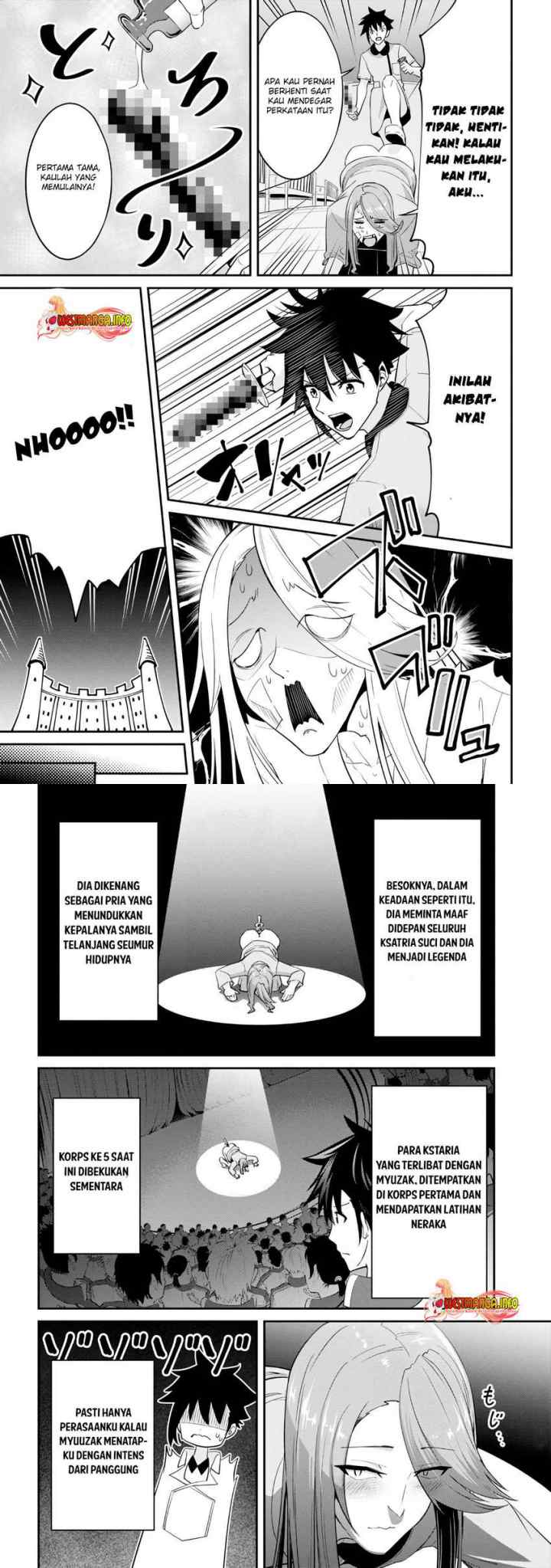 Seikishi ni Natta kedo Danchou no Oppai ga Sugosugite Kokoro ga Kiyomerarenai chapter 11 halaman 10