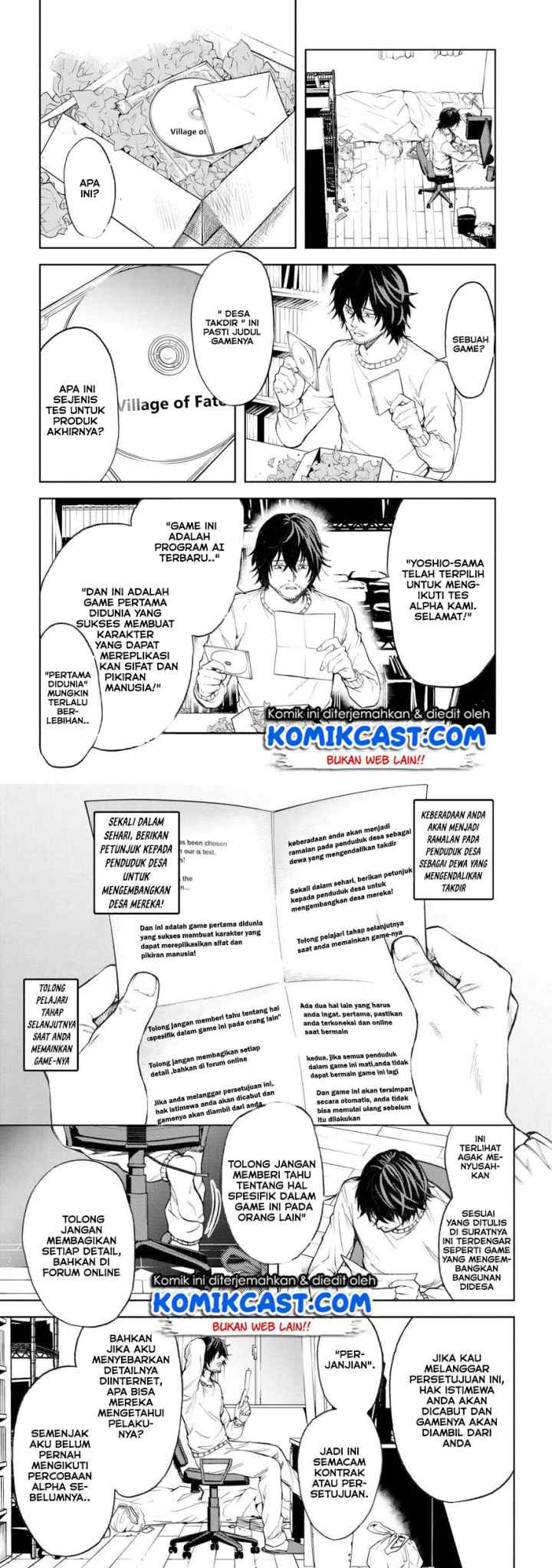 This Village Sim NPC Could Only Be Human chapter 1.1 halaman 6