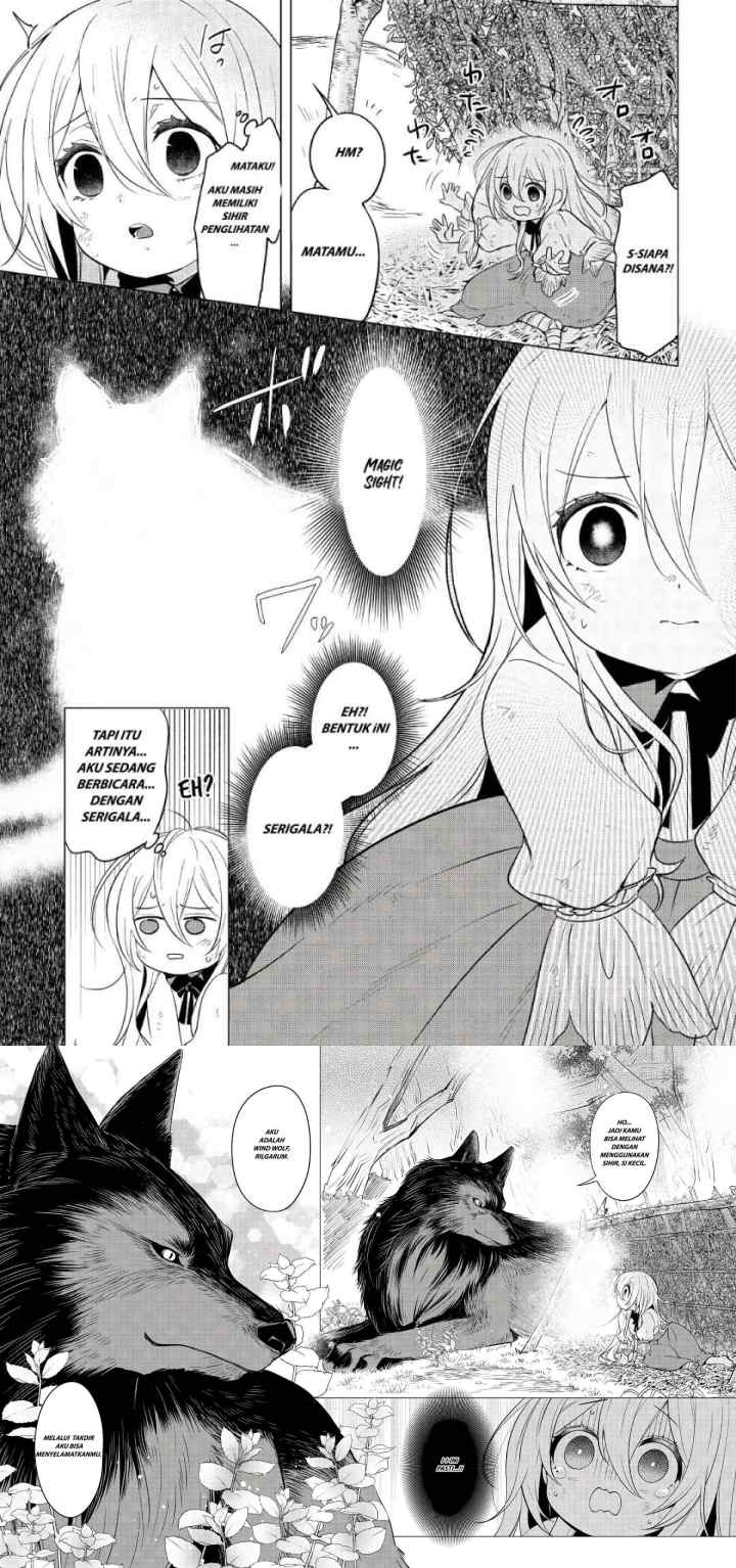 Tensei-saki wa Moumoku Youjo deshita: Zense no Kioku to Mahou wo Tayori ni Ikinobimasu chapter 1 halaman 4