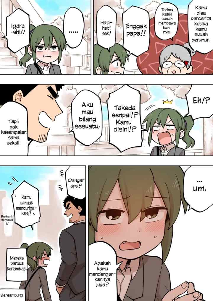 Senpai ga Urusai Kouhai no Hanashi chapter 107 halaman 4