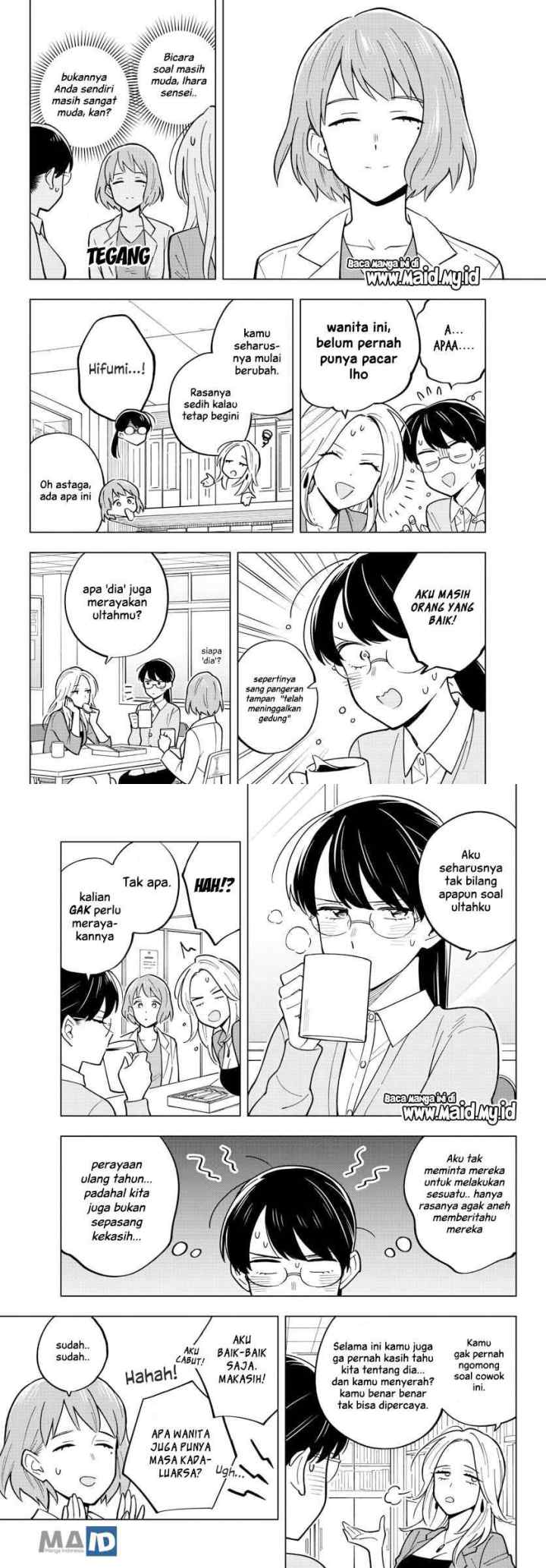 Sensei wa Koi wo Oshierarenai chapter 26 halaman 7