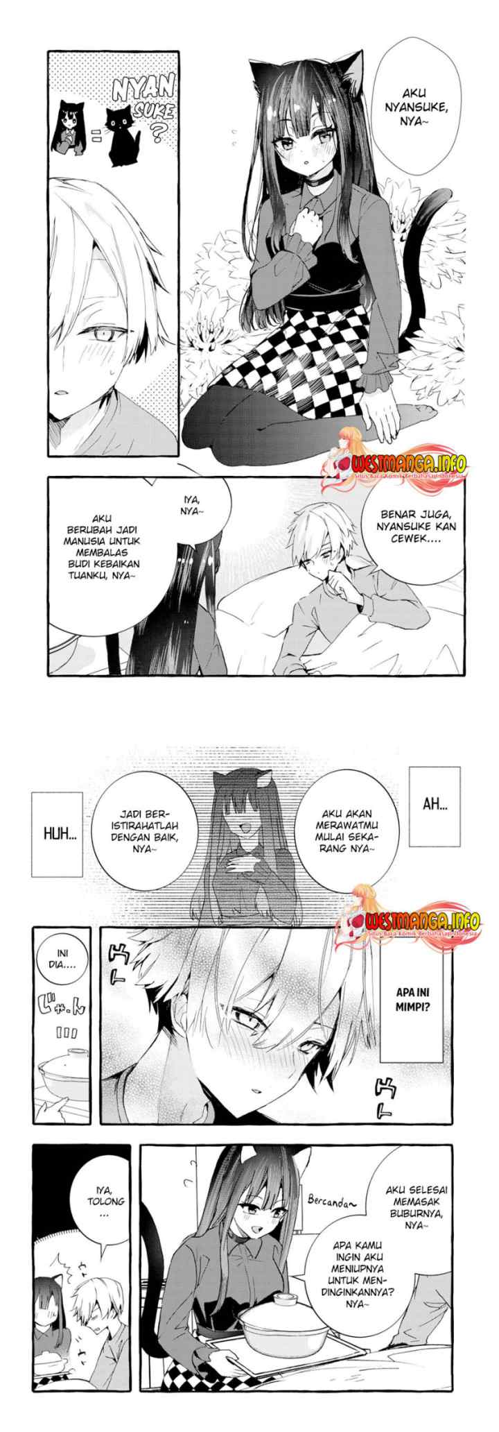 Chiteki de Cool na Kouhai Bijo, Ore no Kai Neko ni naru chapter 1 halaman 5