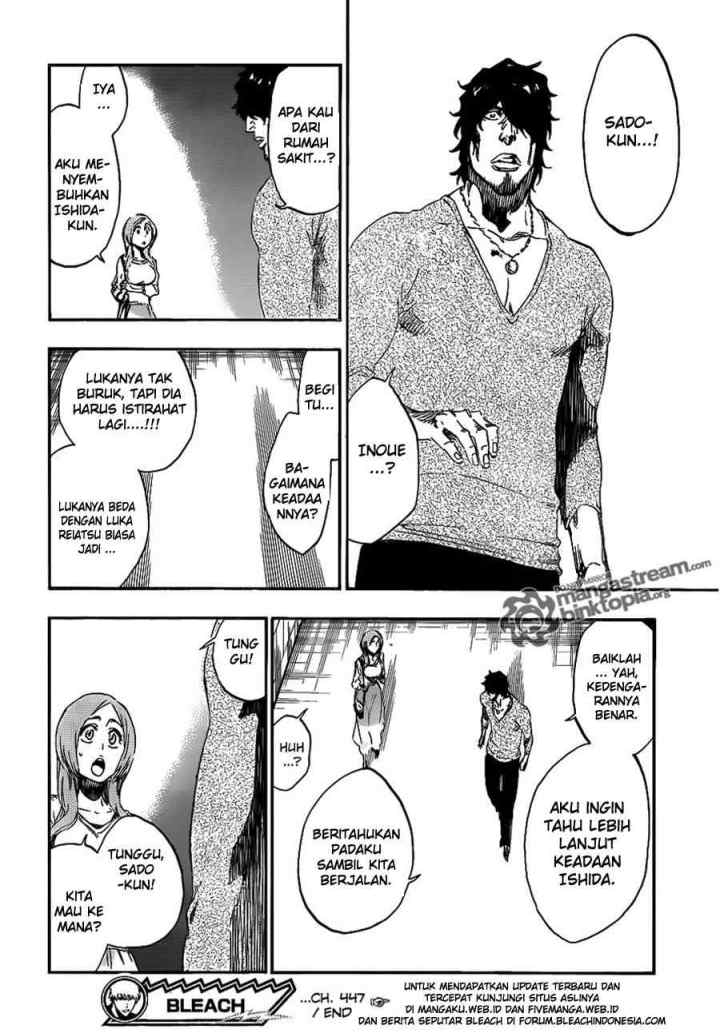 Bleach chapter 447 halaman 17
