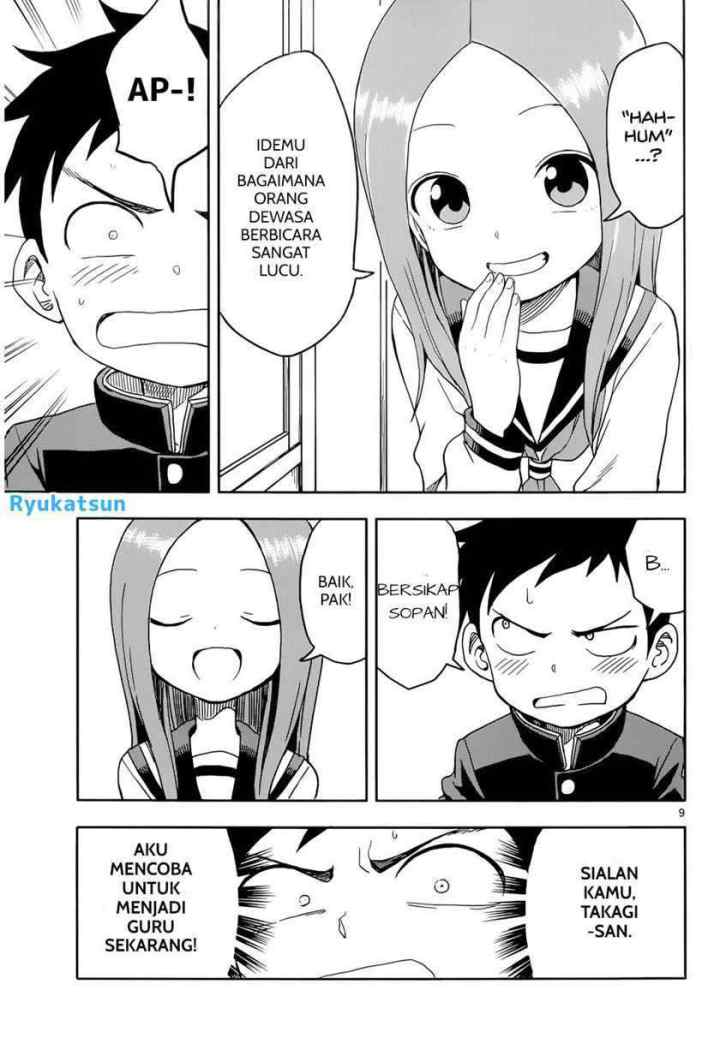 Karakai Jouzu no Takagi-san chapter 91 halaman 10