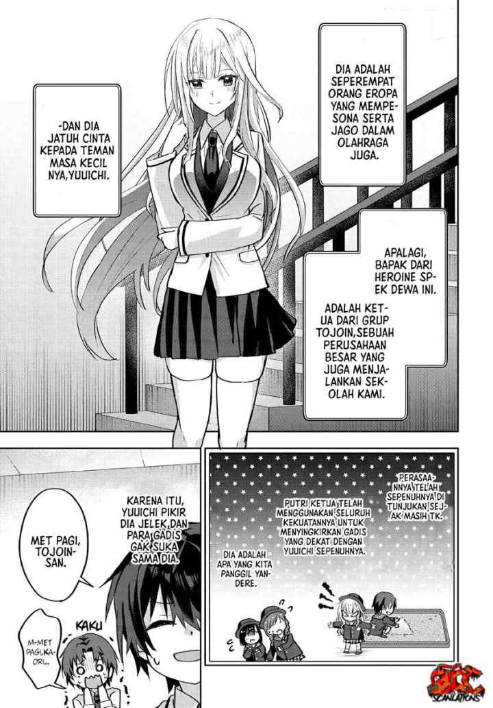 RabuKome Manga ni Haitte Shimattanode, Oshi no Make Hiroin o Zenryoku de Shiawaseni suru chapter 3.1 halaman 8