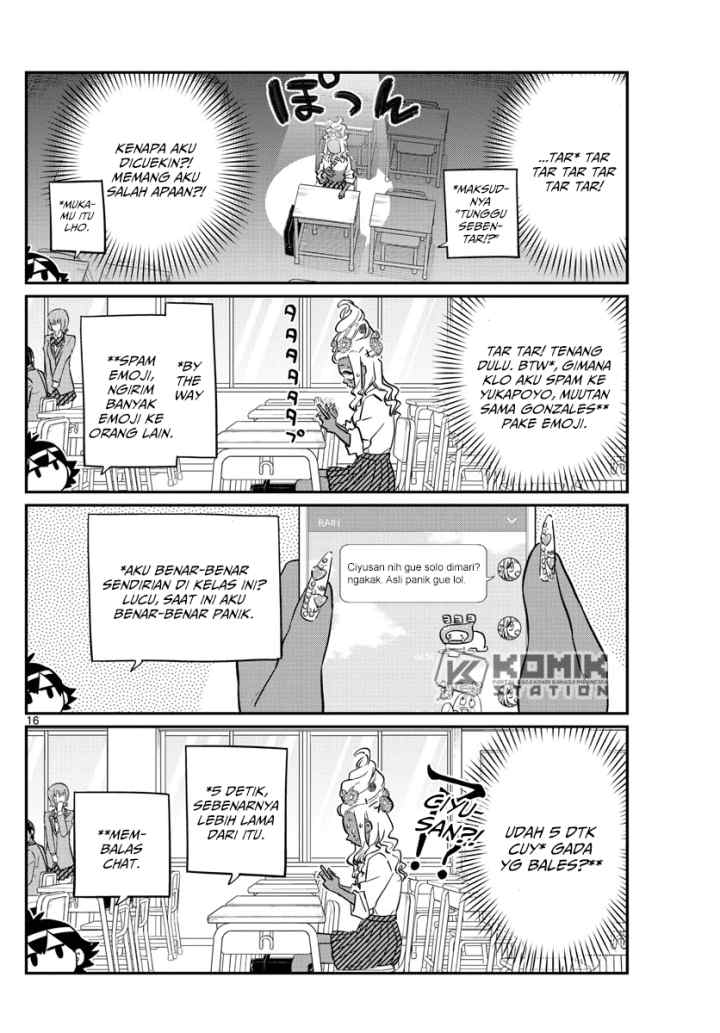 Komi-san wa Komyushou Desu chapter 131 halaman 4